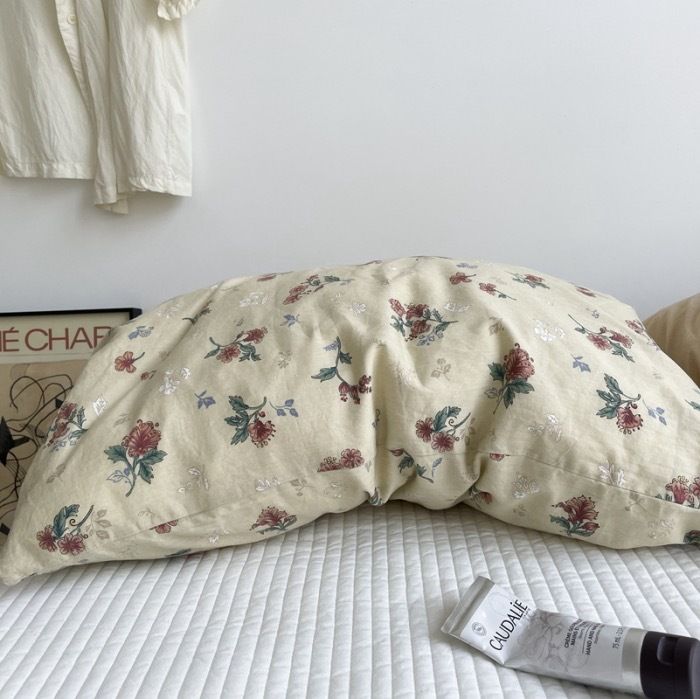 Pure Cotton Pillowcase 48x74cm Vintage flower L 48*74 pillowcase 1 pair